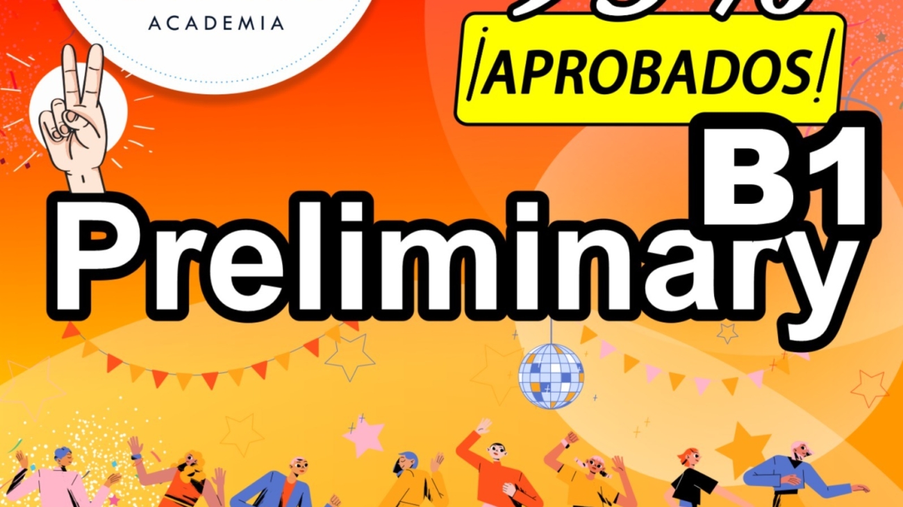 95% de aprobados en el examen B1 Preliminary